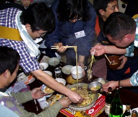 うどん鍋完成